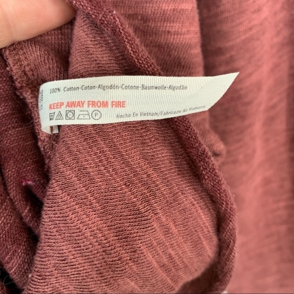 FP Beach Cowl Neck Long Sleeve Top Size S/M - Picture 5 of 8